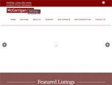 Tablet Screenshot of mcgarrigangroup.com